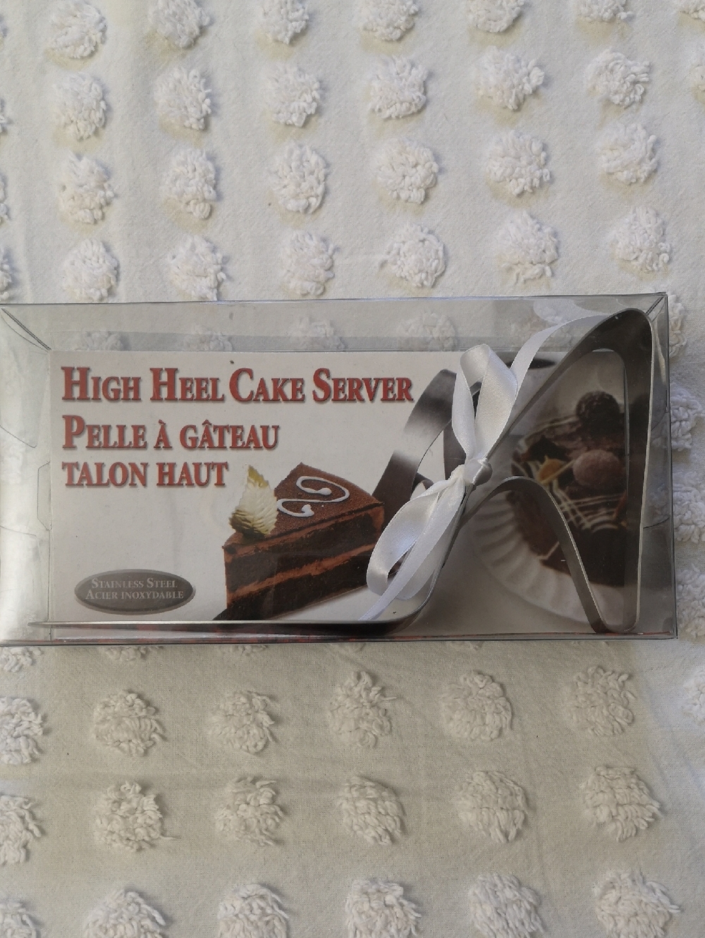 High Heel Cake Server - Stainless Steel (Silver)
